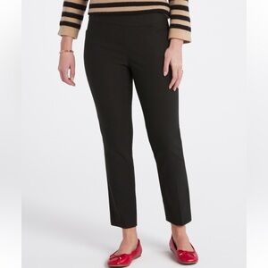 Tribal Fia High Rise Straight Leg Pull On Pants Trousers Black Like New